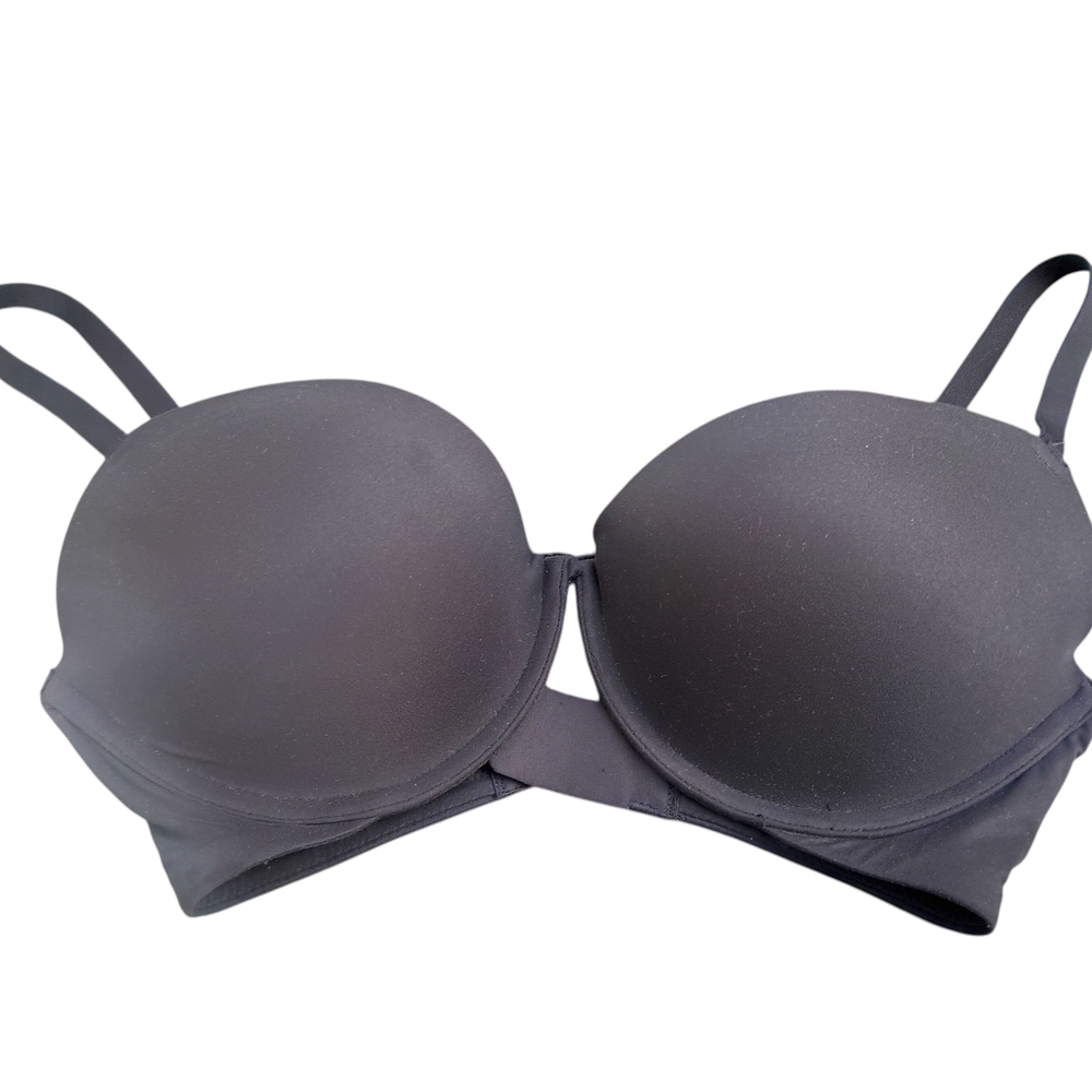Gilly Hicks Black Super Push-Up Plunge Bra NWT